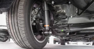 sistema de suspension de un coche